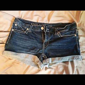 Knox Rose Dark Wash Jean Shorts